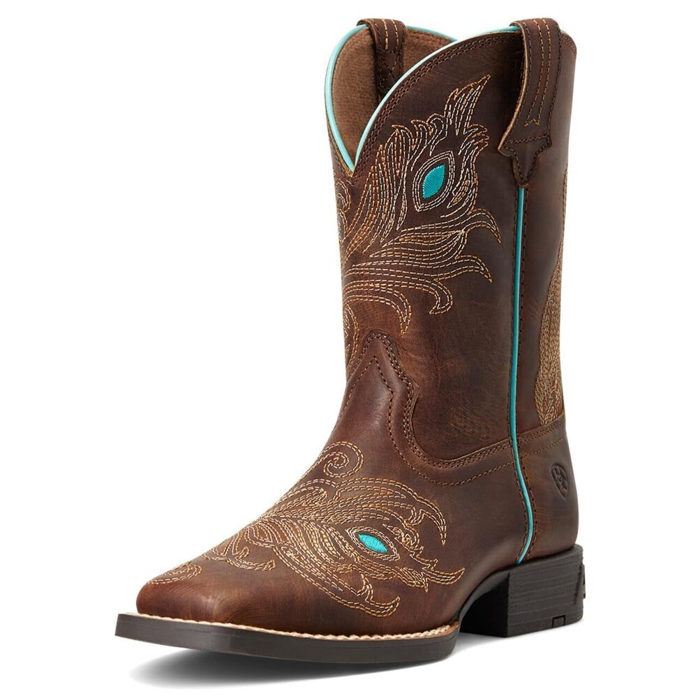 8140 Bright Eyes II Western Boot Hat Box Brown 10